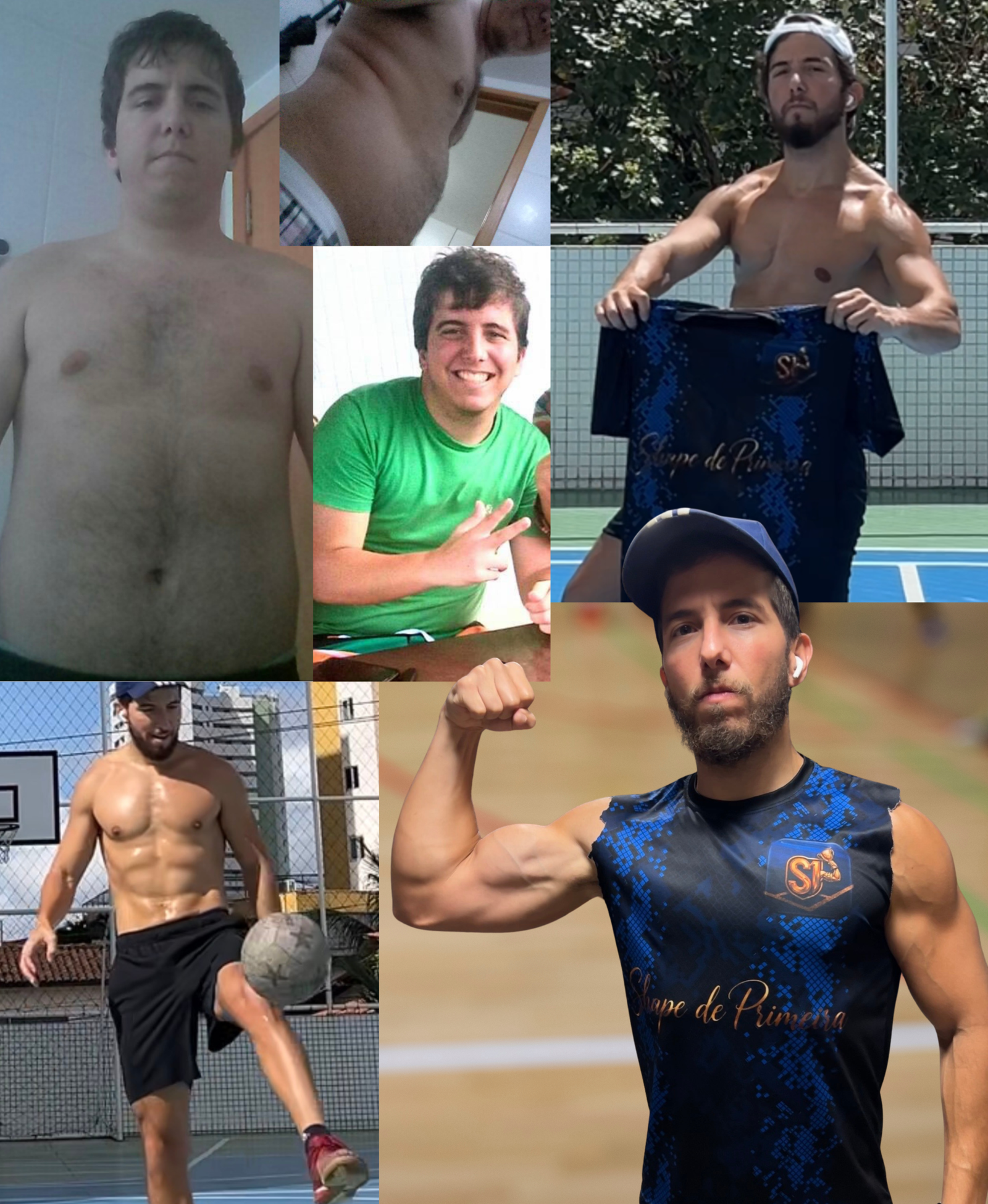 Felipe Palitot antes da transformação